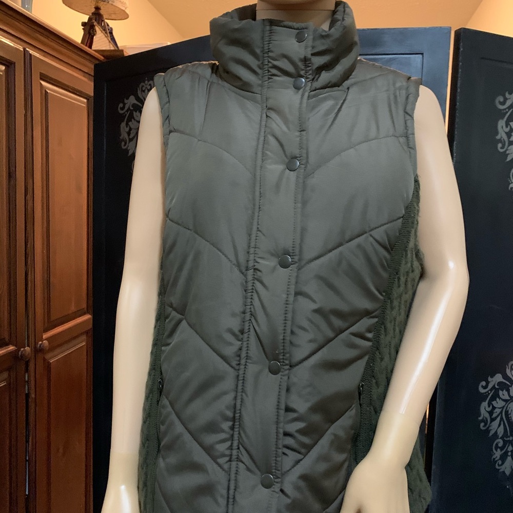 Dark green Quilted Vest💫